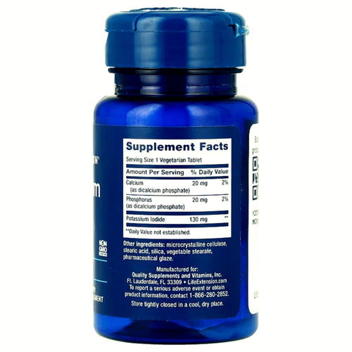 Potassium Iodide by Life Extension 130 mg General life extension