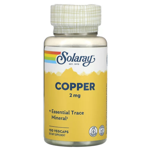Solaray Copper 2mg Vitamins, Minerals & Supplements Solaroy