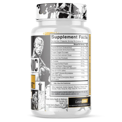 Thyrogenic by Condemned Labz FAT BURNER supps247Springvale