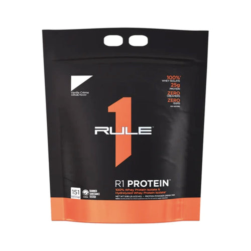 R1 Protein WPI 10 lbs by Rule 1 Protein isolate RULE 1 Vanilla Creme 10 LBS