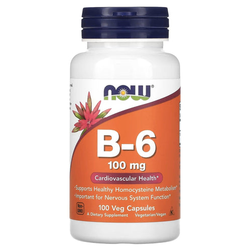 NOW Foods Vitamin B6 100 mg Vitamin B IHERBS