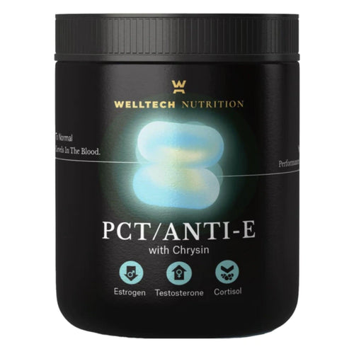 Welltech Nutrition’s PCT/Anti-E with Chrysin pct SUPPS247