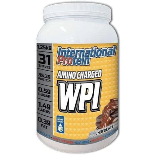 Amino Charged Protein Isolate By International Protein 1.25 kg PROTEIN SUPPS247