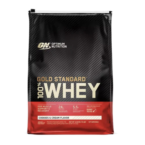 ON Gold Standard Whey Protein Isolate 10LB Protein isolate OPTIMUM NUTRITION 10 LB Cookies and Cream