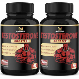BMVINVOL Natural Testosterone Booster 15500 mg Testosterone Boosters Amazon 60 Capsules Pack of 2 