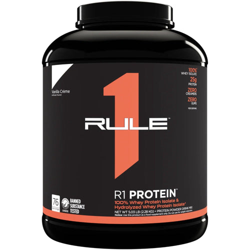 RULE 1 PROTEIN WPI R1 PROTEIN 5LBS Protein isolate RULE1 Vanilla Creme