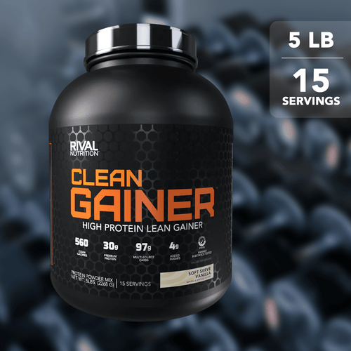 Clean Gainer by Rival Nutrition Soft Serve Vanilla 5 lbs