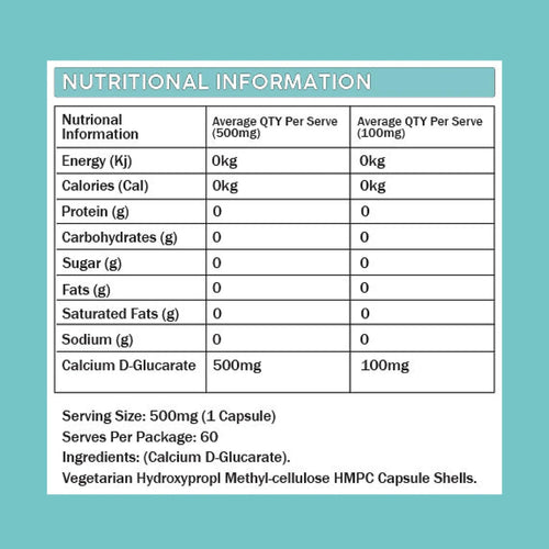 Calcium D-Glucarate by Primabolics Calcium Primabolics