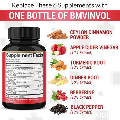 Ceylon Cinnamon Capsules - 5100mg Herbal Supplement - 120 Capsules Back to results SUPPS247