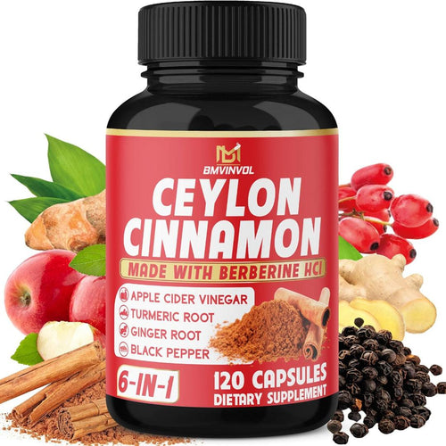Ceylon Cinnamon Capsules - 5100mg Herbal Supplement - 120 Capsules Back to results SUPPS247