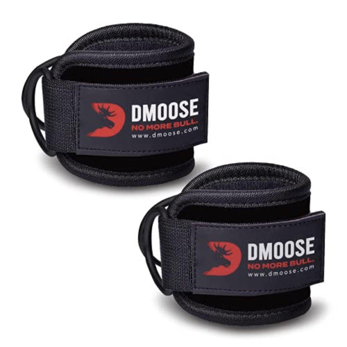 DMoose Ankle Straps for Cable Machines for Kickbacks Exercise Machine Accessories SUPPS247