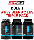 R1 Whey Blend 2lb Triple Pack Mix & Match by Rule 1 Proteins (3 Tubs)