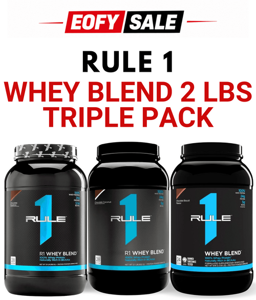 R1 Whey Blend 2lb Triple Pack Mix & Match by Rule 1 Proteins (3 Tubs)