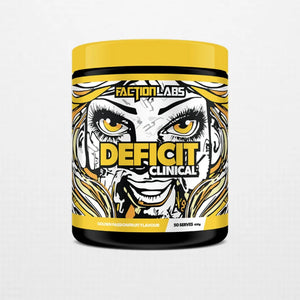 DEFICIT by Faction Labs PRE WORKOUT SUPPS247 GOLDEN PASSIONFRUIT 