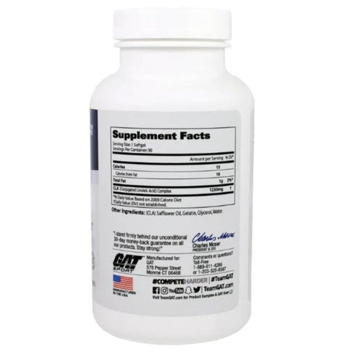 Gat CLA 1250mg Body Composition Support cla SUPPS247