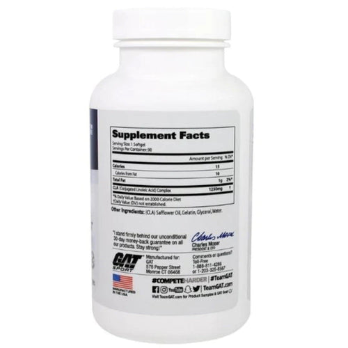 Gat CLA 1250mg Body Composition Support cla SUPPS247