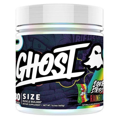 Ghost Size Sour Strips Rainbow Vitamins & Supplements unknown