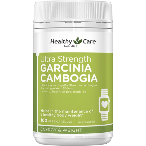 Healthy Care Garcinia Cambogia Ultra Strength 100 Counts weight loss SUPPS247