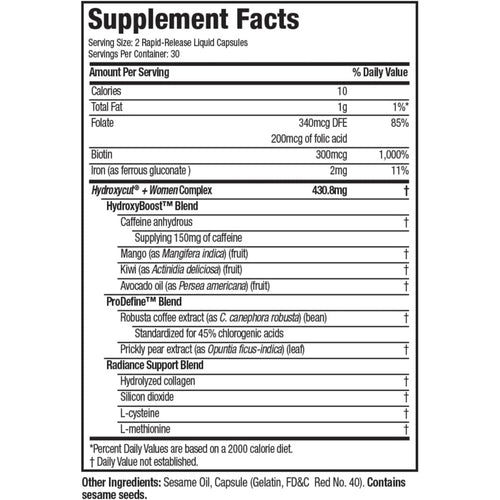 Hydroxycut Women 60 Counts weight loss SUPPS247