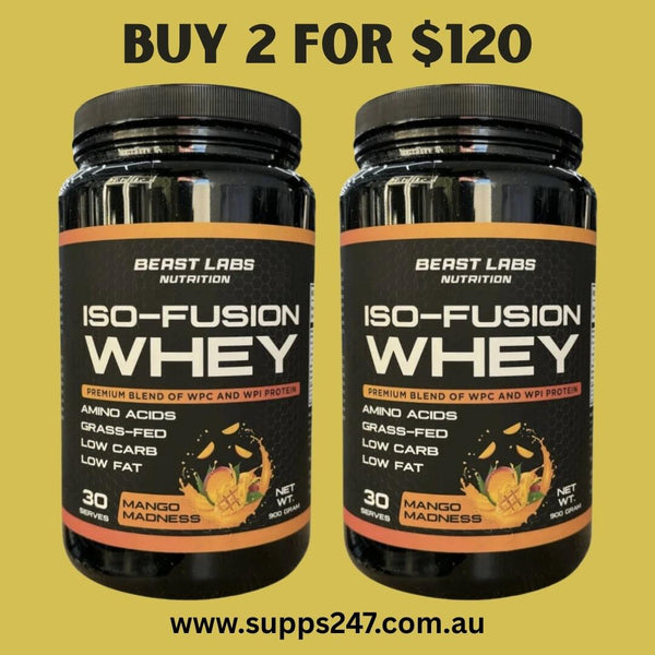ISO Fusion Whey Protein Isolate by Beast Labs Buy 2 for $120