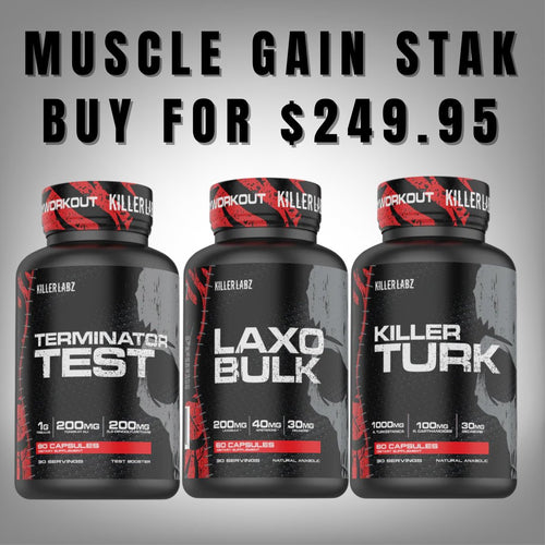 Killer Labz Muscle Gain Stack – Turk, Laxobulk & Terminator Test unknown