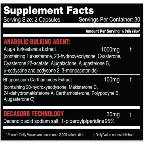 Killer Turk 1000mg by Killer Labz Vitamins, Minerals & Supplements KILLERLABZ