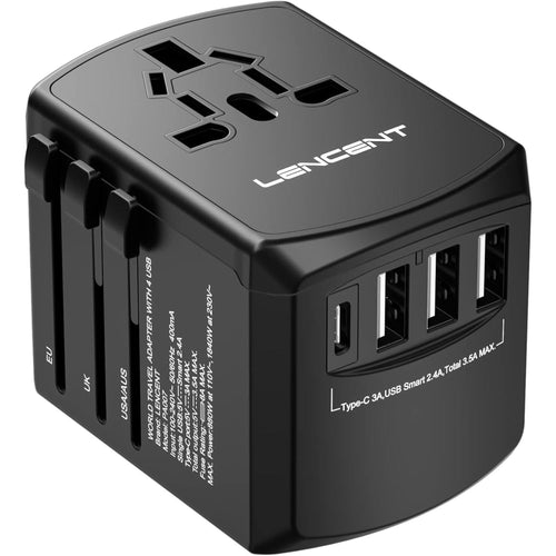 LENCENT Universal Travel Charger with 3 USB Ports charger SUPPS247