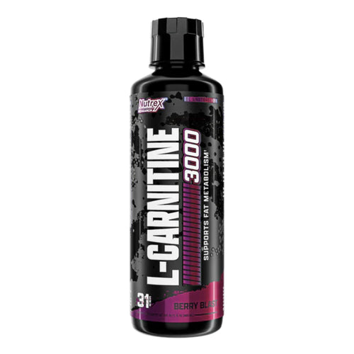 Liquid Carnitine 3000 by Nutrex Research l carnitine Nutrex Research Berry Blast