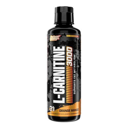 Liquid Carnitine 3000 by Nutrex Research l carnitine Nutrex Research Orange Mango
