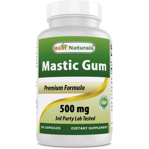 Mastic Gum 500mg by Best Naturals digestive support Best Naturals 60 Counts