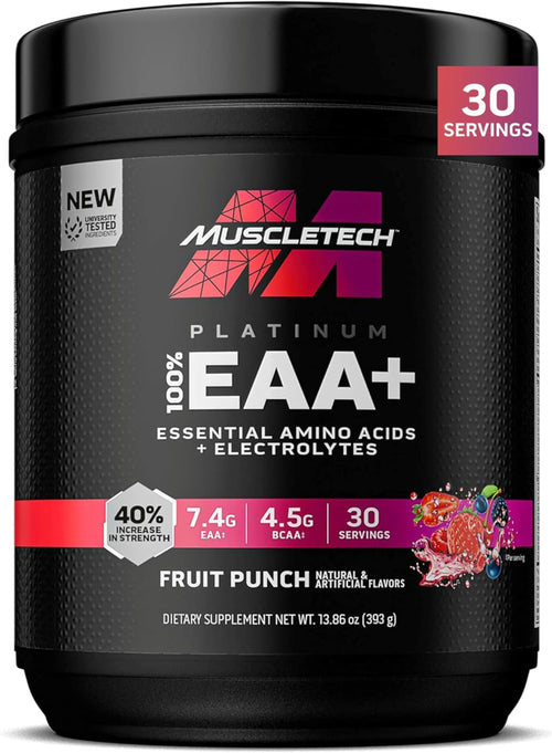 MuscleTech Platinum EAA's 30 Serves | Essential Amino Acids Powder - SUPPS247