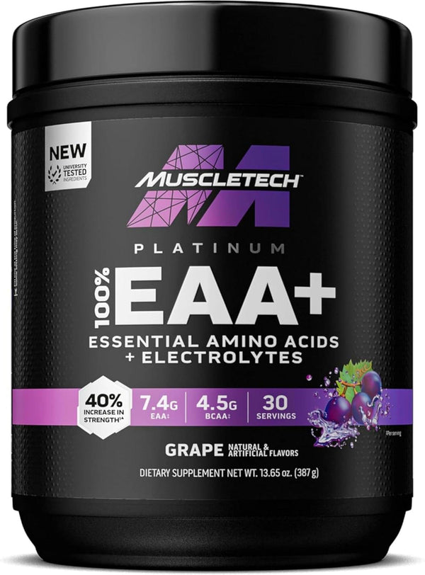 MuscleTech Platinum EAA's 30 Serves | Essential Amino Acids Powder - SUPPS247