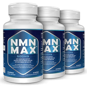 NMN MAX 500mg Anti-Aging + NAD Anti-aging SUPPS247 180 Count 