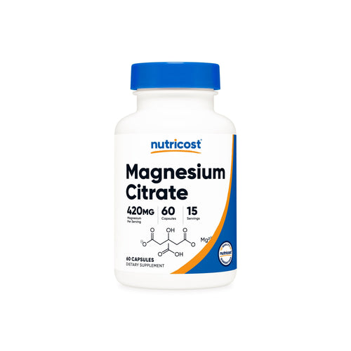 Nutricost Magnesium Citrate, 420 mg, 60 Capsules