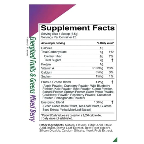 R1 FRUITS & GREENS by RULE 1 General Not specified