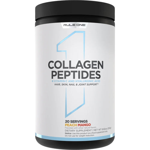 R1 Collagen Peptides by Rule One Collagen RULE1 20 Serves Peach Mango