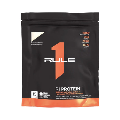 R1 Protein WPI by Rule 1 Proteins 1lbs PROTEIN RULE 1 Vanilla Creme