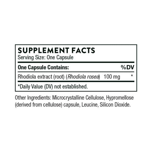 Rhodiola 100 mg by Thorne General Thorne