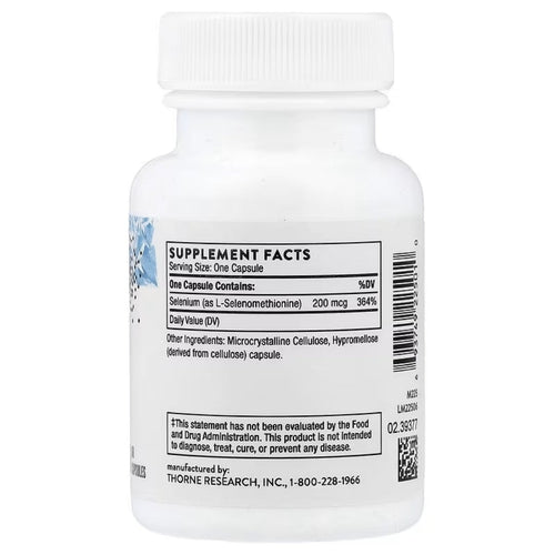Selenium 200 mcg by Thorne Multivitamins & Minerals Thorne