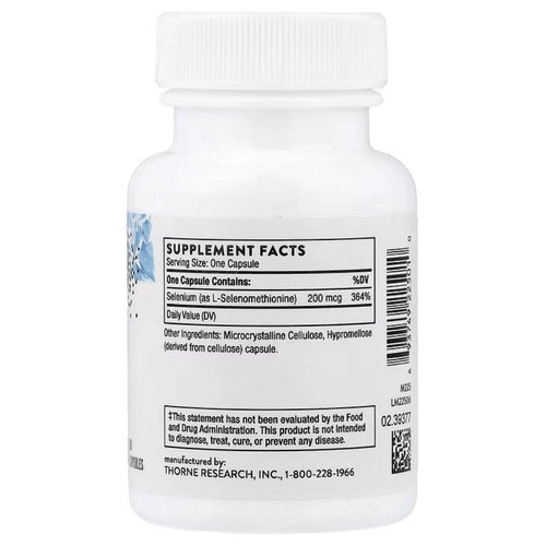 Selenium 200 mcg by Thorne Multivitamins & Minerals Thorne