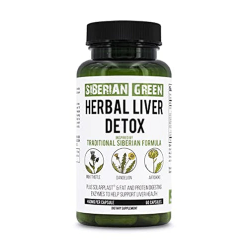 Siberian Green Herbal Liver Detox 60 CT liver support SUPPS247