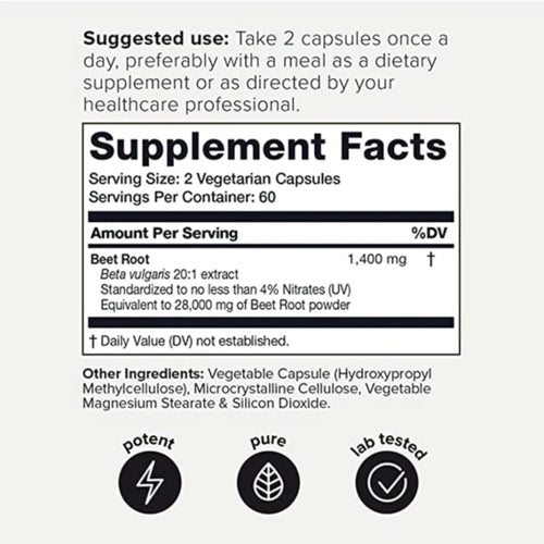 Toniiq Ultra High Strength Beetroot GENERAL HEALTH SUPPS247