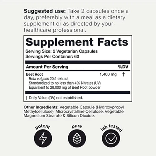 Toniiq Ultra High Strength Beetroot GENERAL HEALTH SUPPS247