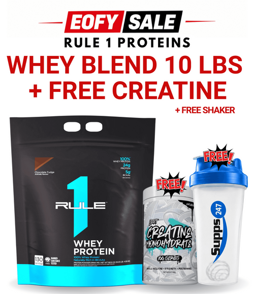 R1 Whey Protein Blend 10lbs + FREE Legit Creatine