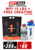 R1 Whey Protein Isolate 10lbs + FREE creatine