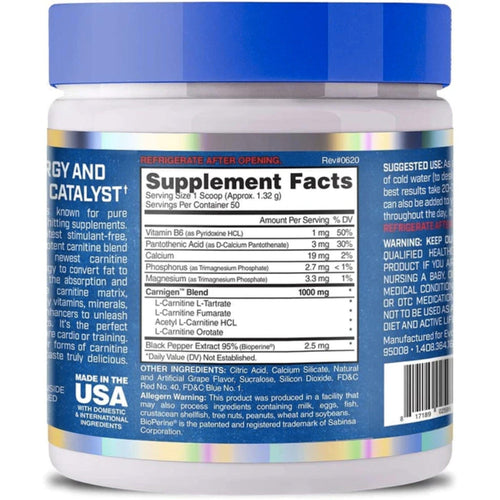 Evogen Carnigen carnitine weight loss SUPPS247