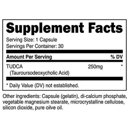 Nutricost Tudca 250mg liver support SUPPS247