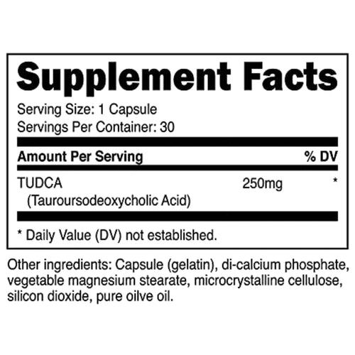 Nutricost Tudca 250mg liver support SUPPS247