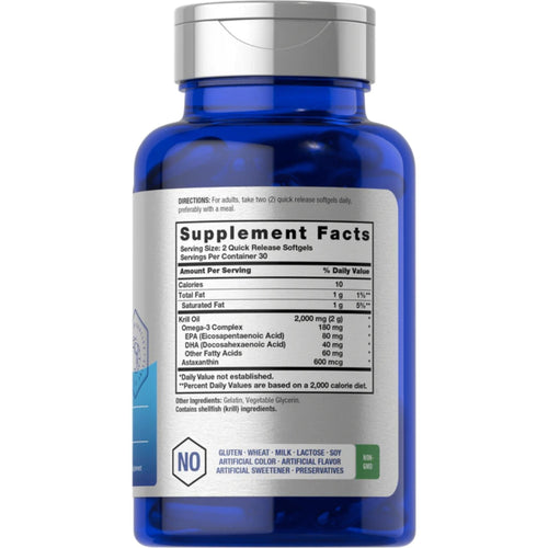 Antarctic Krill Oil 2000mg Muscles, Bones & Joints SUPPS247