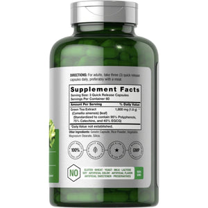 EGCG Green Tea Extract 1800 mg Herbal Supplements SUPPS247 